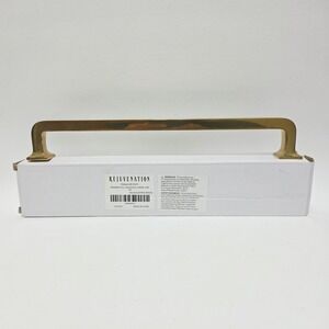 Rejuvenation Drawer Pull Mission D Large 10" Unlacquered Brass NEW